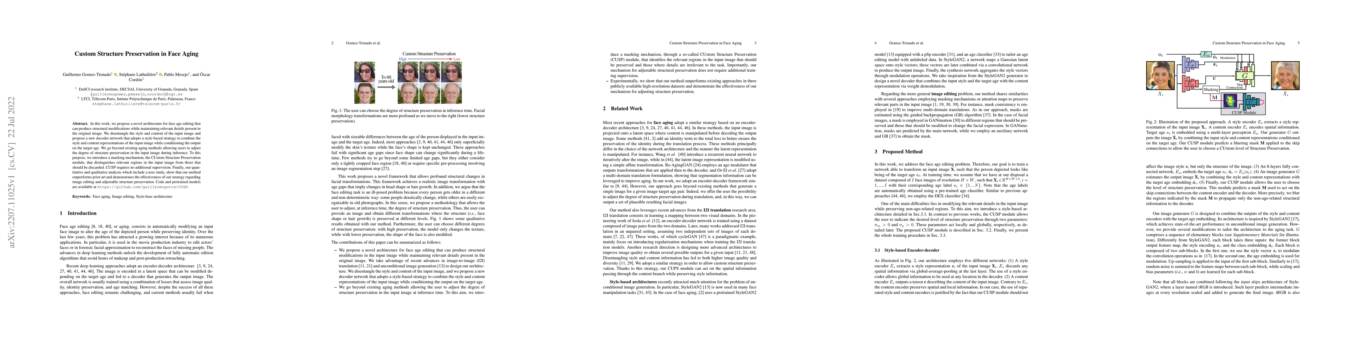 Thumbnail for Custom Structure Preservation in Face Aging