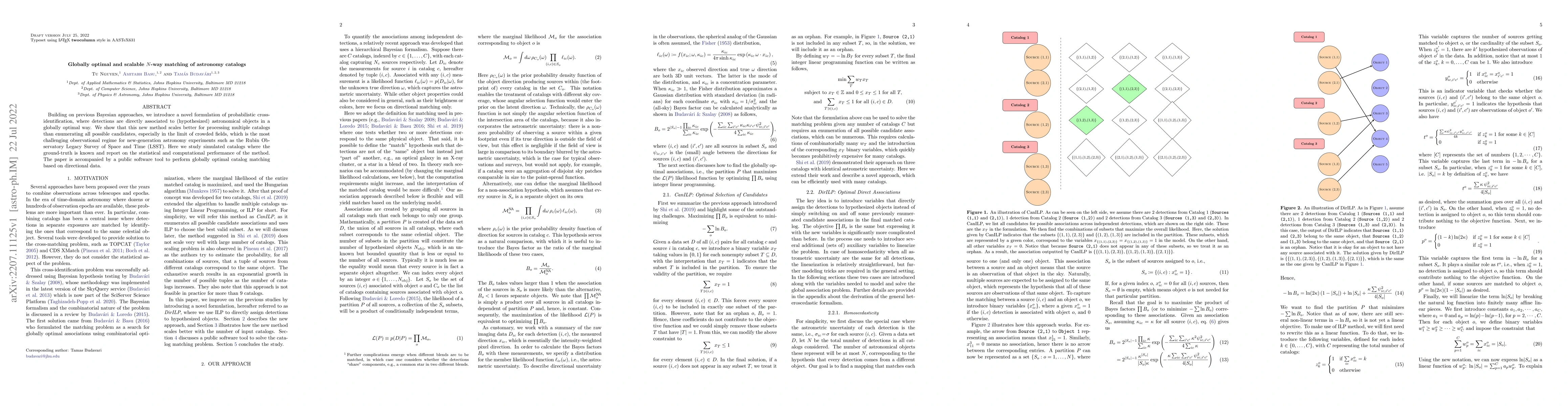 Thumbnail for Globally optimal and scalable $N$-way matching of astronomy catalogs