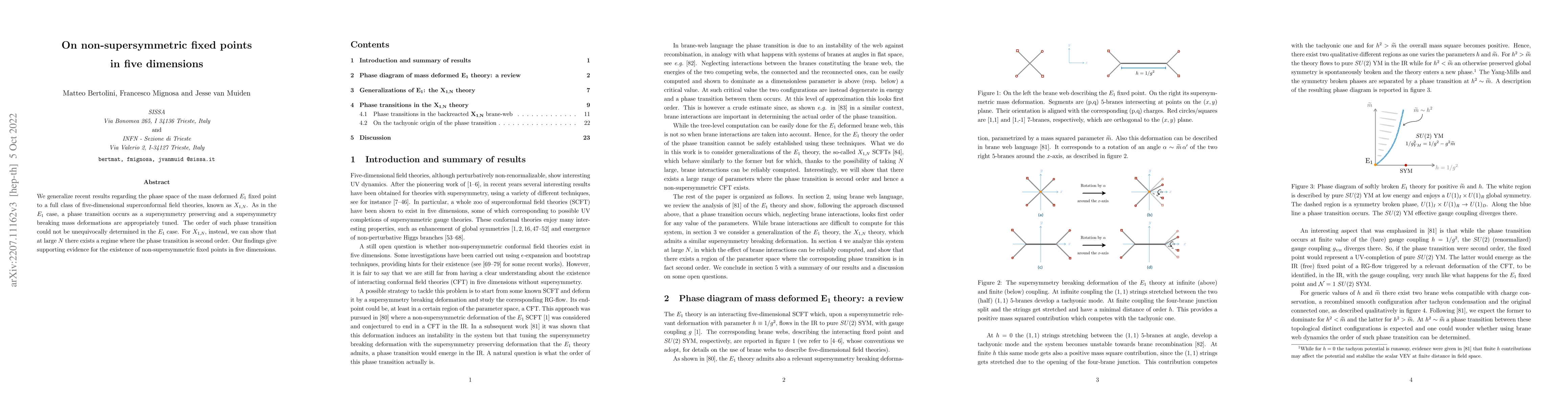Thumbnail for On non-supersymmetric fixed points in five dimensions