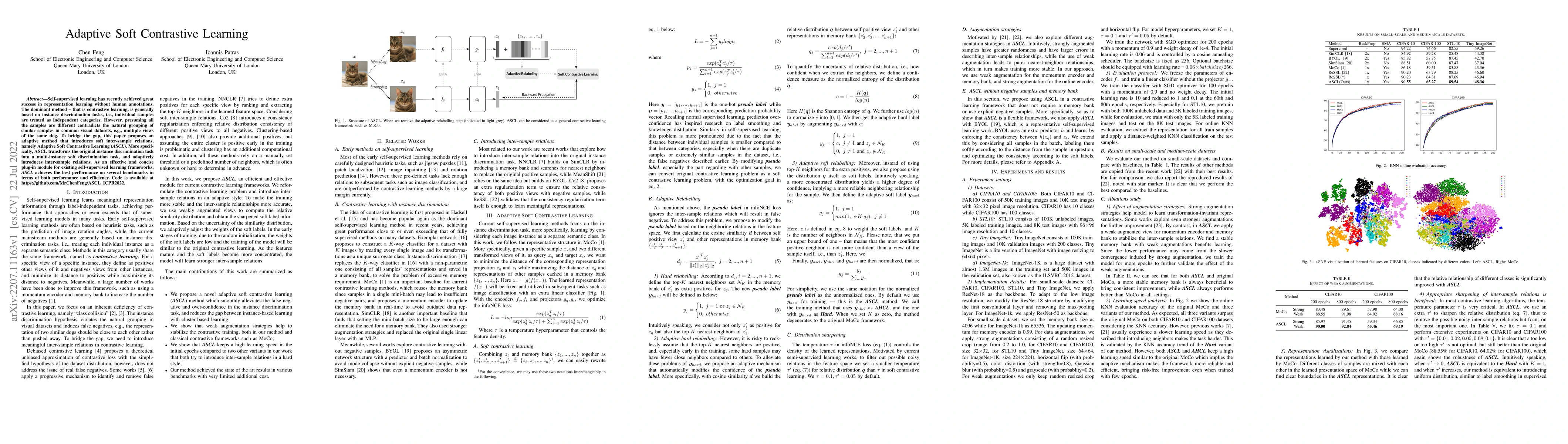 Thumbnail for Adaptive Soft Contrastive Learning