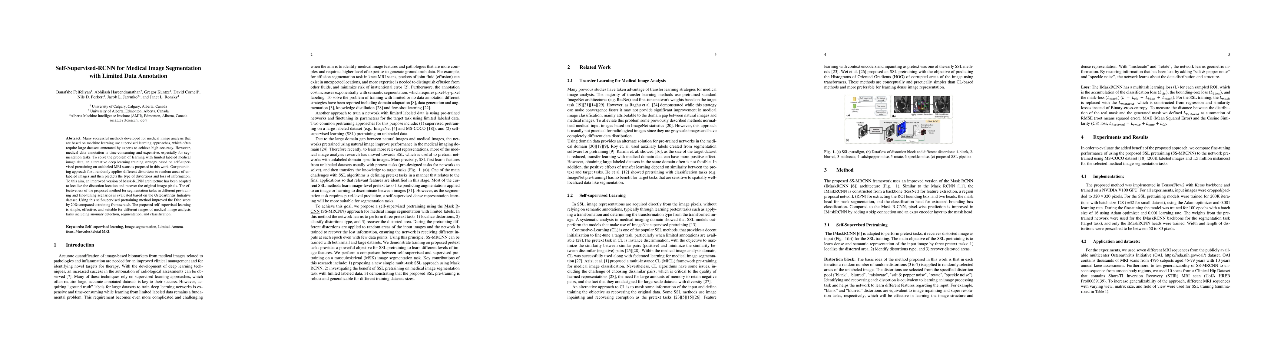 Thumbnail for Self-Supervised-RCNN for Medical Image Segmentation with Limited Data
  Annotation
