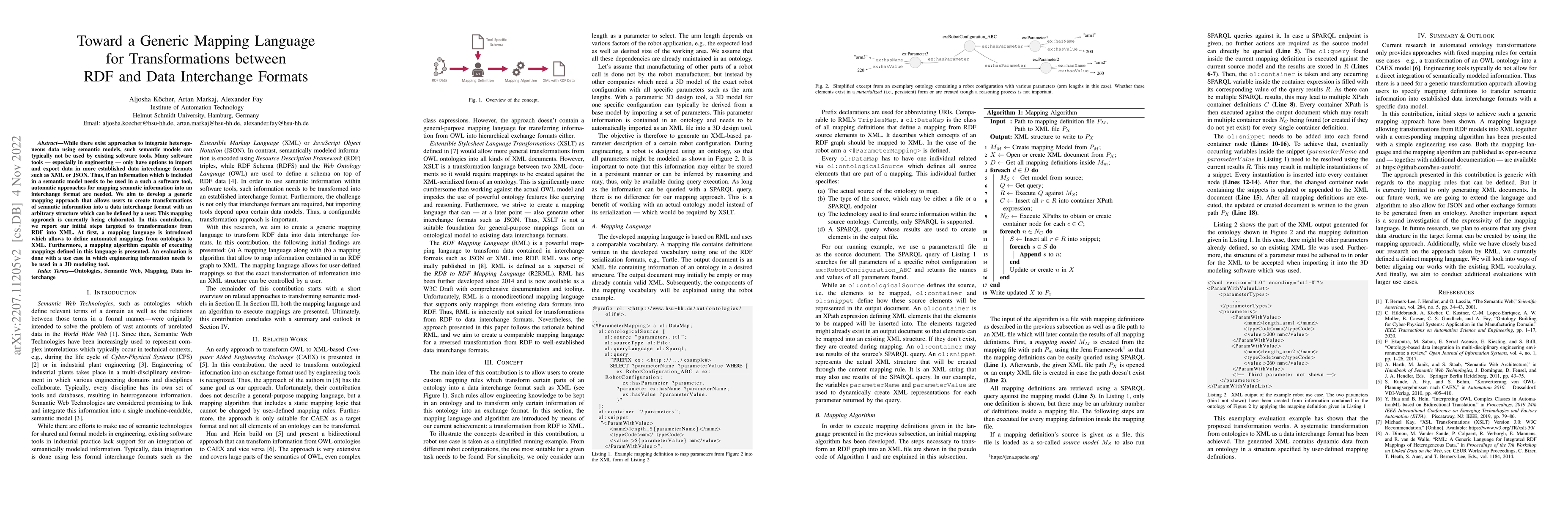 Thumbnail for Toward a Generic Mapping Language for Transformations between RDF and
  Data Interchange Formats