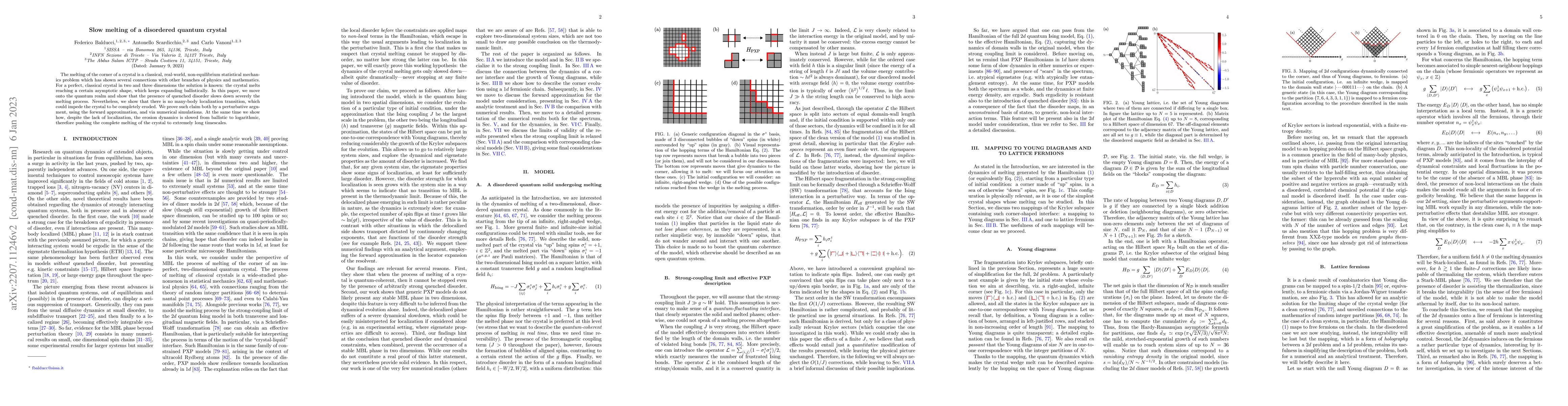 Thumbnail for Slow melting of a disordered quantum crystal