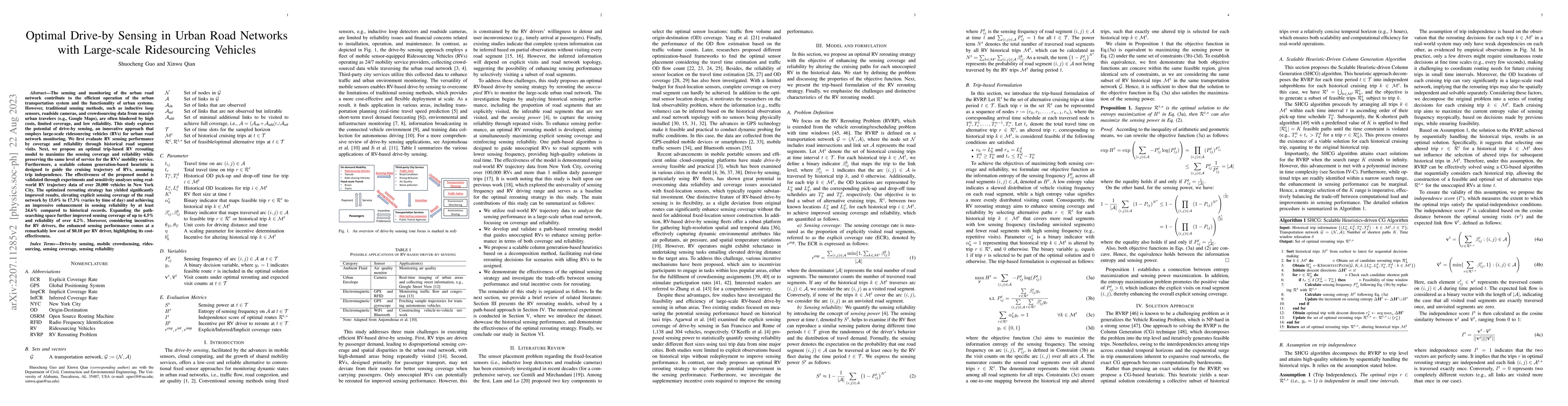 Thumbnail for Optimal Drive-by Sensing in Urban Road Networks with Large-scale
  Ridesourcing Vehicles