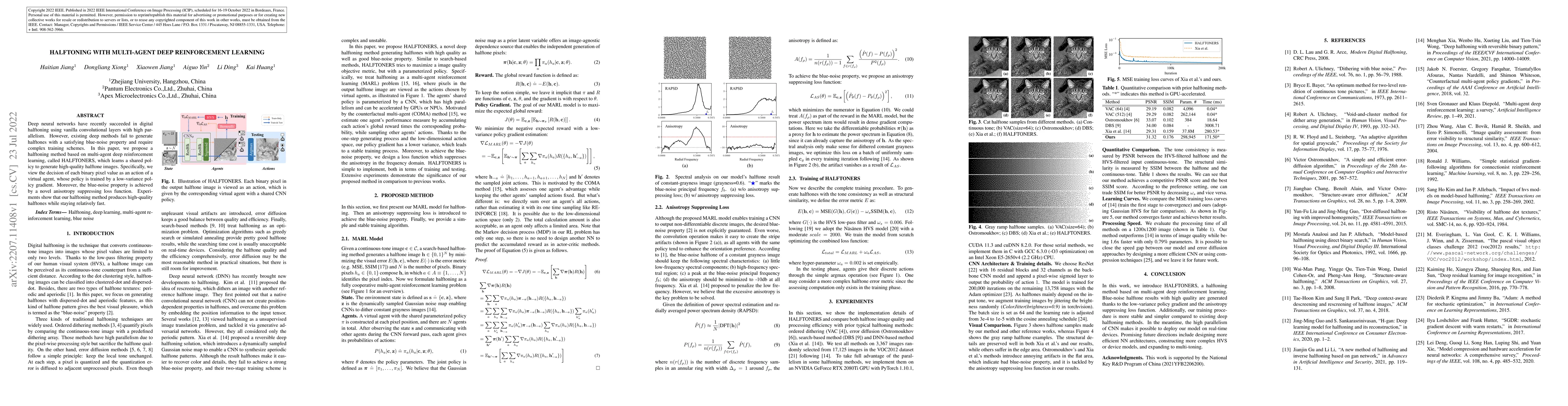 Thumbnail for Halftoning with Multi-Agent Deep Reinforcement Learning