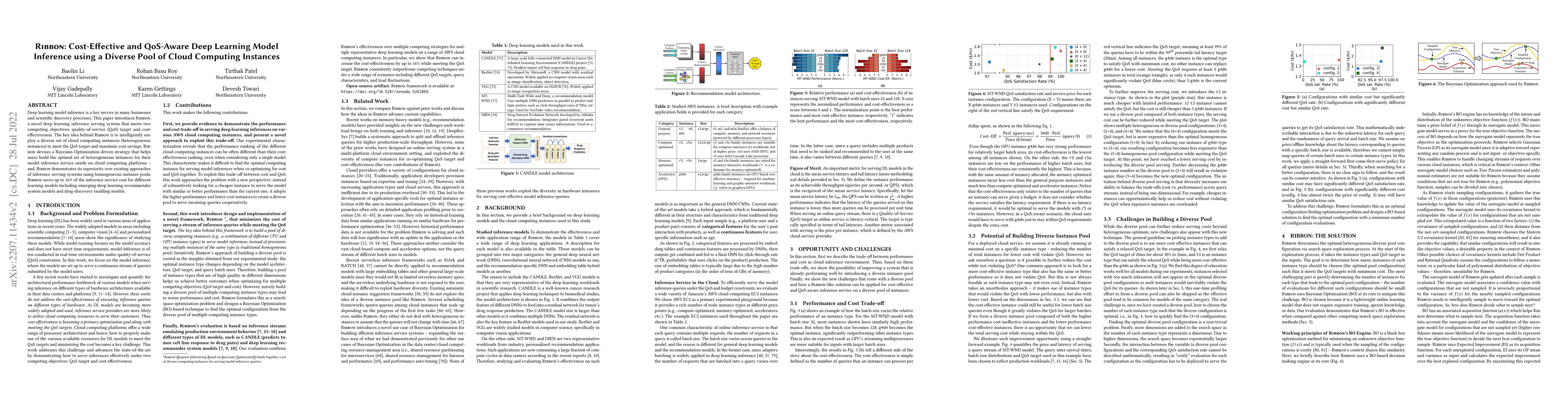 Thumbnail for RIBBON: Cost-Effective and QoS-Aware Deep Learning Model Inference using
  a Diverse Pool of Cloud Computing Instances