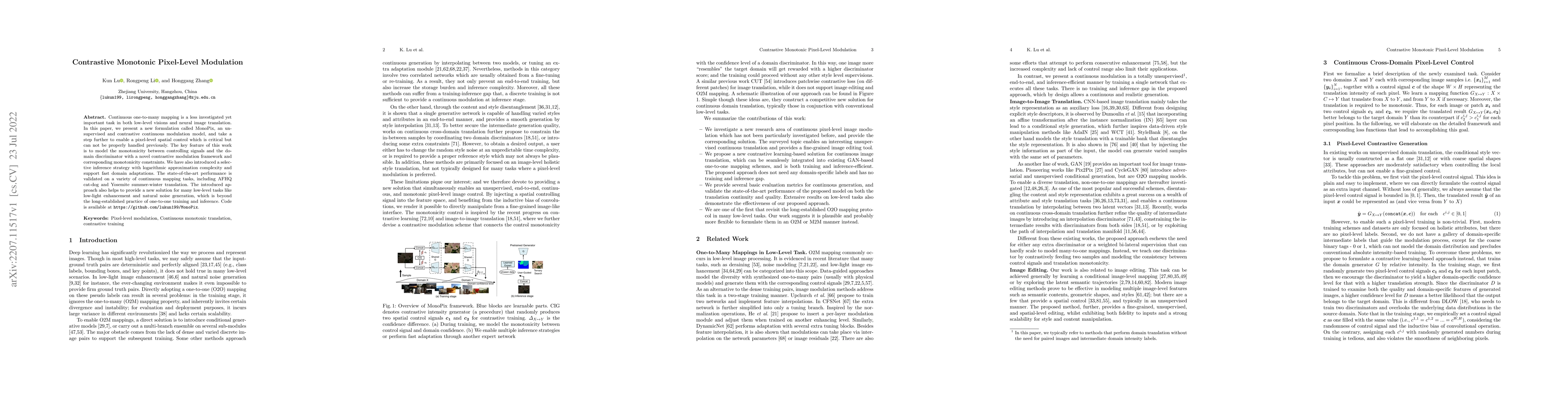 Thumbnail for Contrastive Monotonic Pixel-Level Modulation
