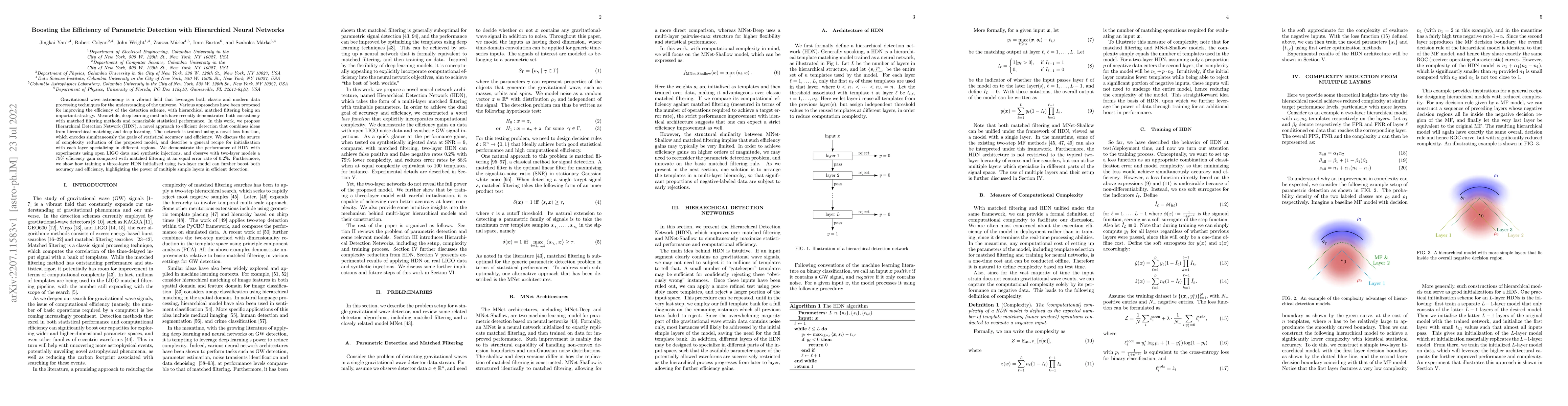 Thumbnail for Boosting the Efficiency of Parametric Detection with Hierarchical Neural
  Networks