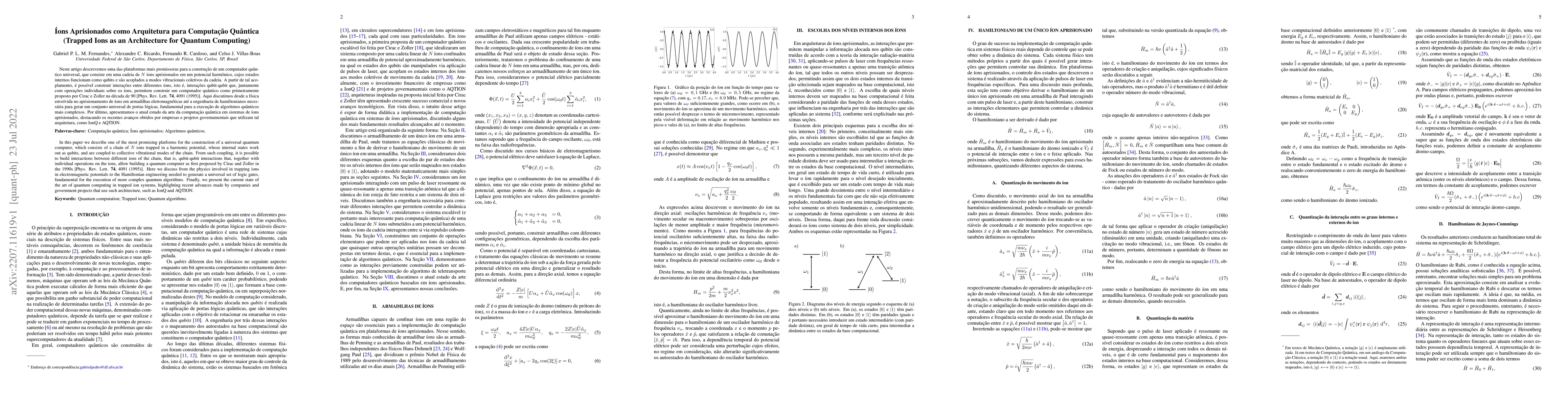 Thumbnail for Trapped Ions as an Architecture for Quantum Computing