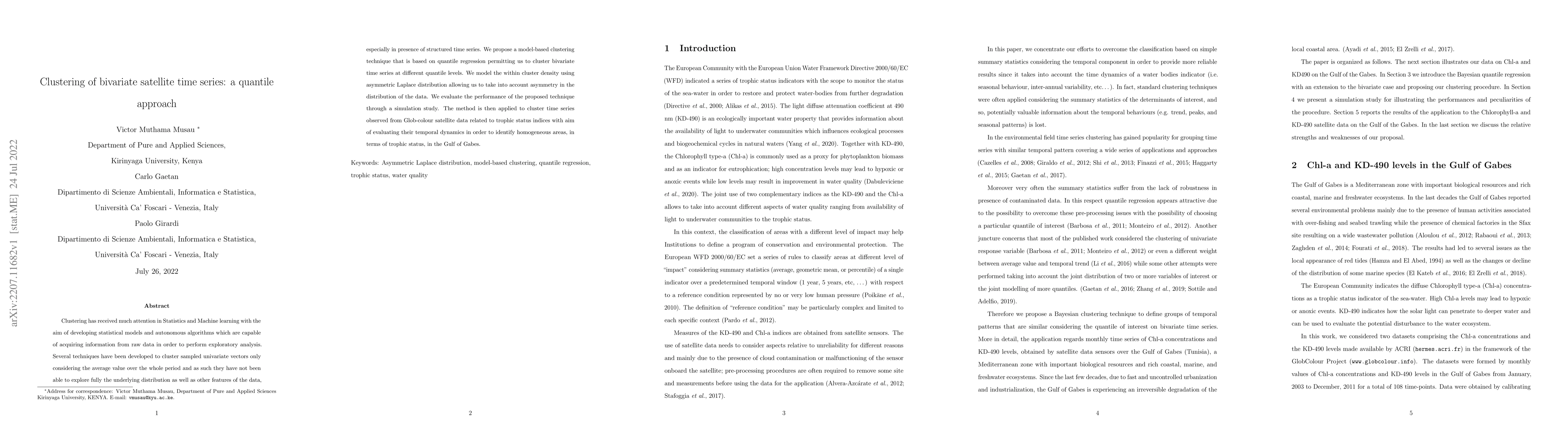 Thumbnail for Clustering of bivariate satellite time series: a quantile approach