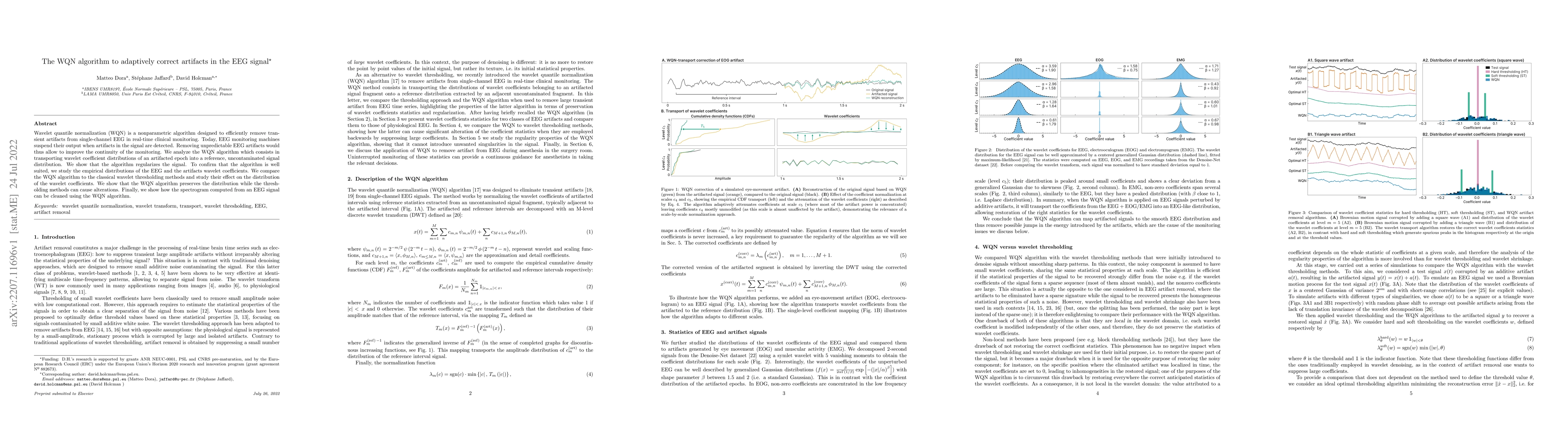 Thumbnail for The WQN algorithm to adaptively correct artifacts in the EEG signal