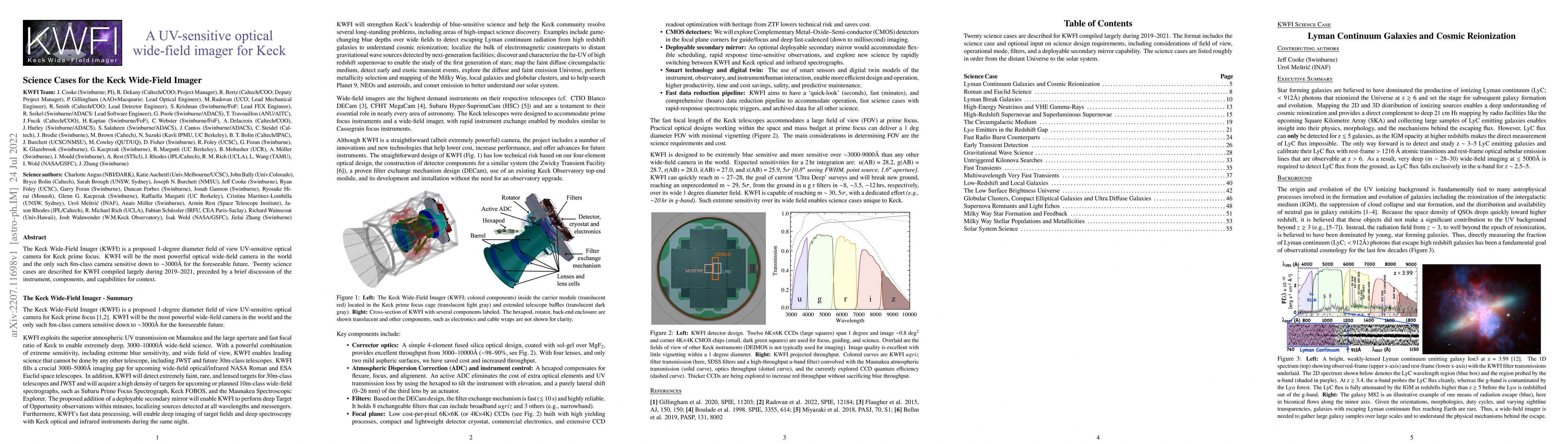 Thumbnail for Science Cases for the Keck Wide-Field Imager
