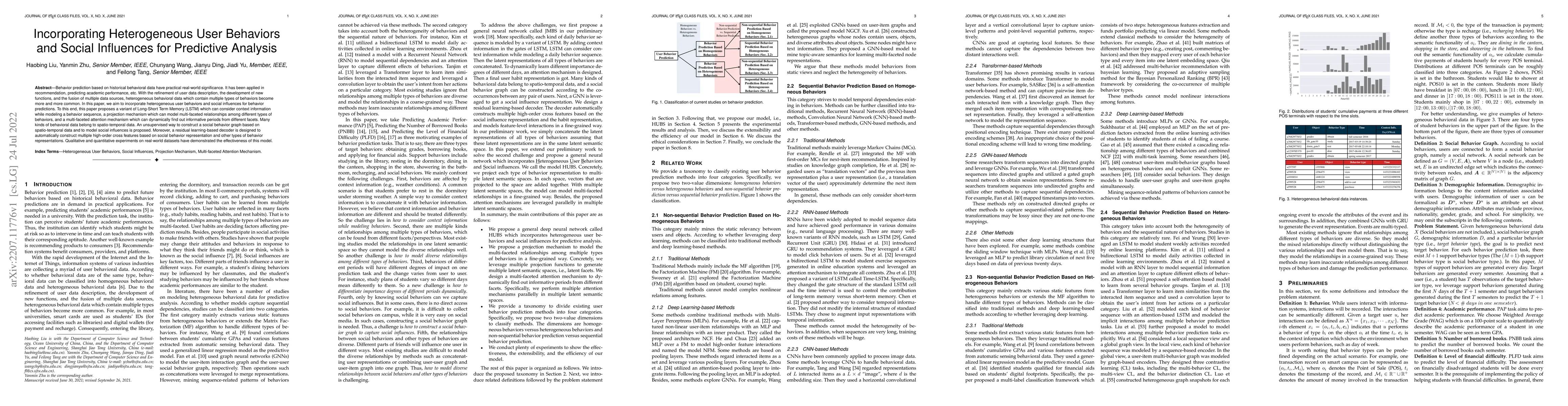 Thumbnail for Incorporating Heterogeneous User Behaviors and Social Influences for
  Predictive Analysis