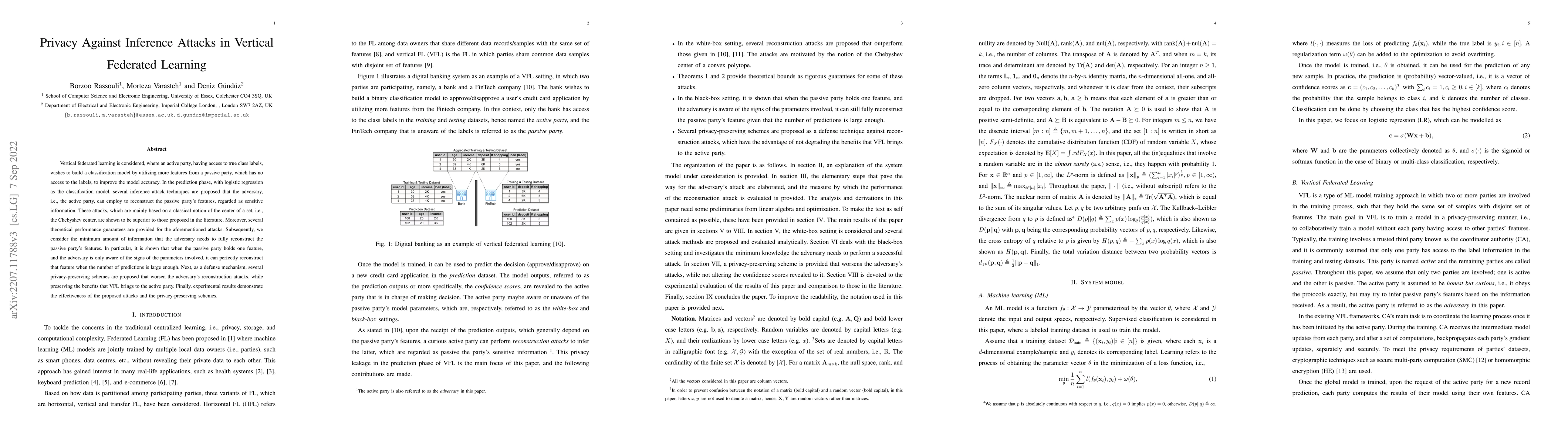 Thumbnail for Privacy Against Inference Attacks in Vertical Federated Learning