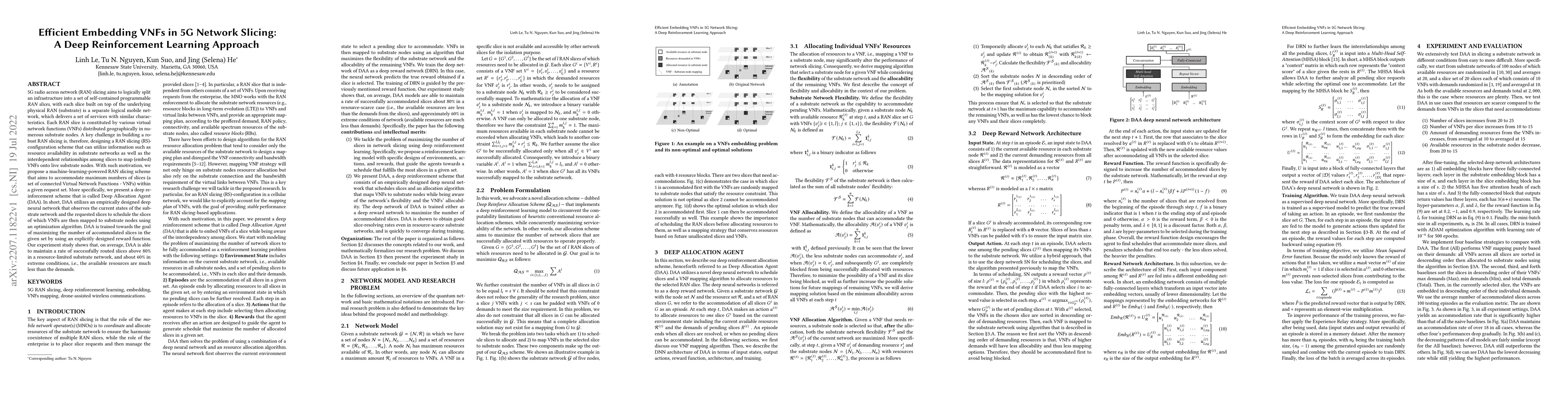 Thumbnail for Efficient Embedding VNFs in 5G Network Slicing: A Deep Reinforcement
  Learning Approach