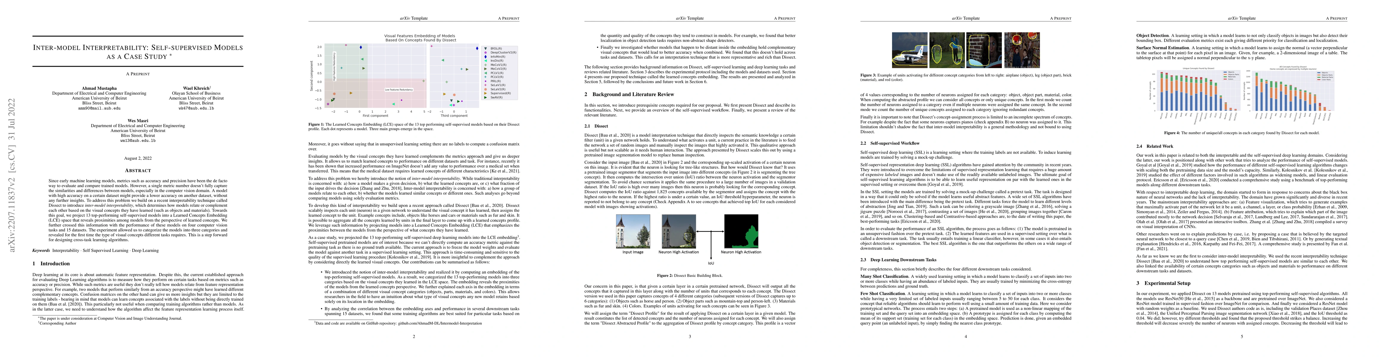 Thumbnail for Inter-model Interpretability: Self-supervised Models as a Case Study