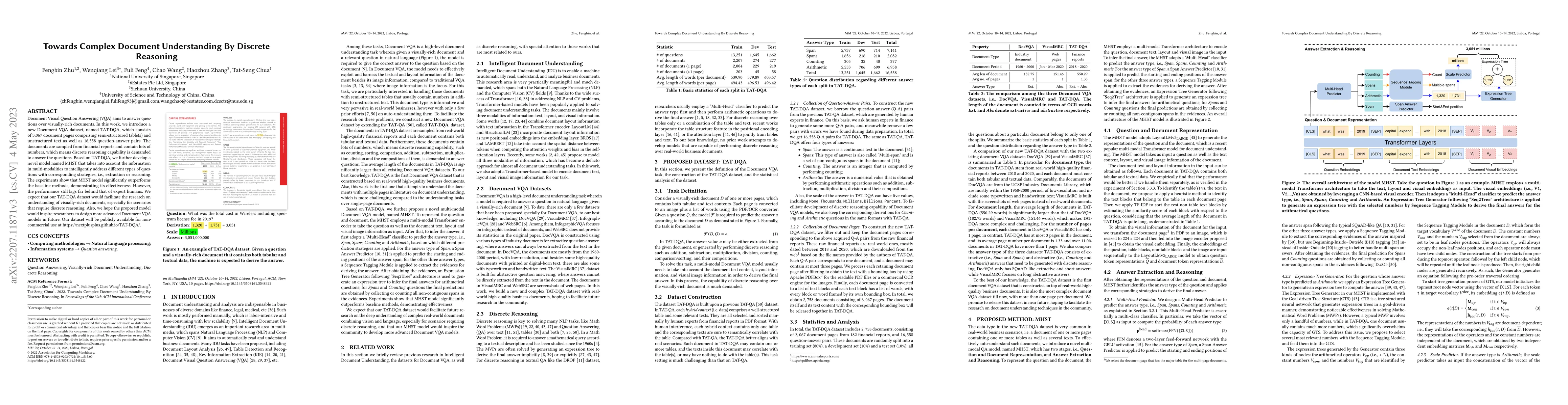 Thumbnail for Towards Complex Document Understanding By Discrete Reasoning