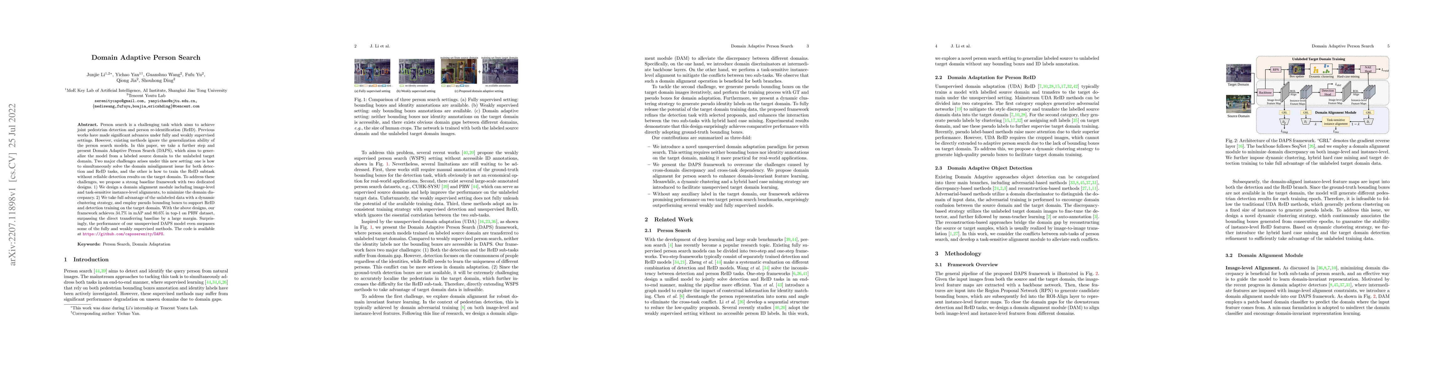 Thumbnail for Domain Adaptive Person Search