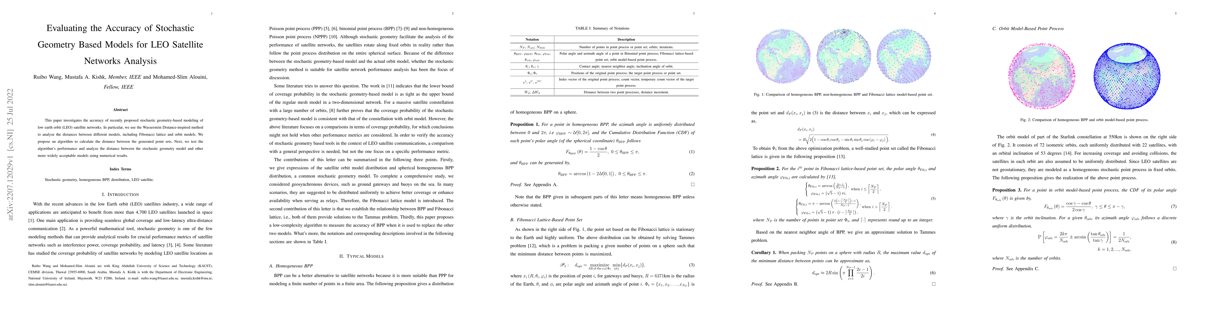 Thumbnail for Evaluating the Accuracy of Stochastic Geometry Based Models for LEO
  Satellite Networks Analysis