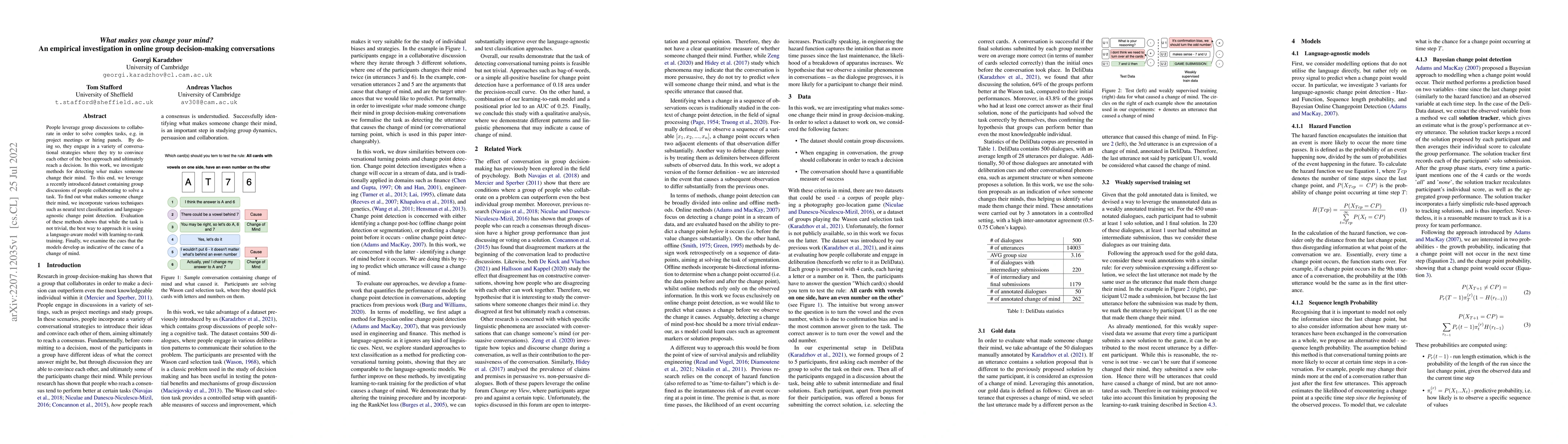 Thumbnail for What makes you change your mind? An empirical investigation in online
  group decision-making conversations