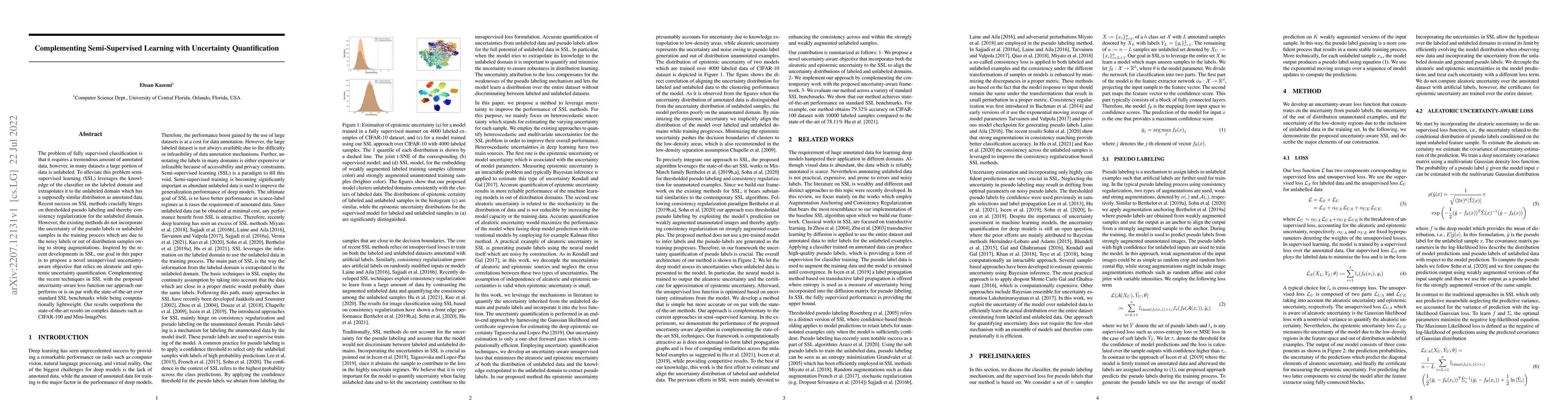 Thumbnail for Complementing Semi-Supervised Learning with Uncertainty Quantification