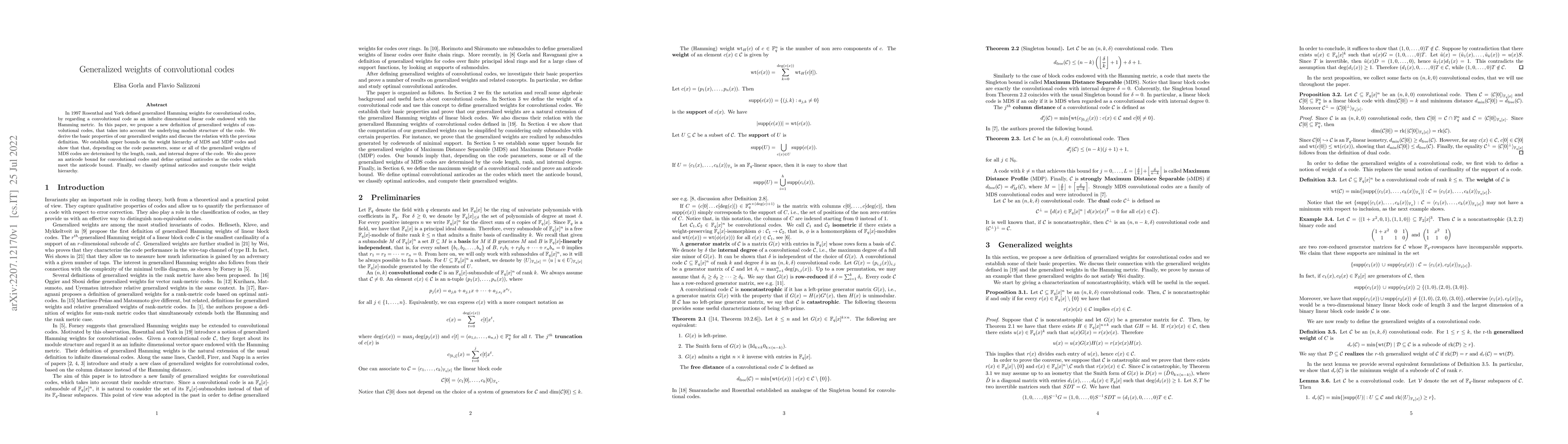 Thumbnail for Generalized weights of convolutional codes