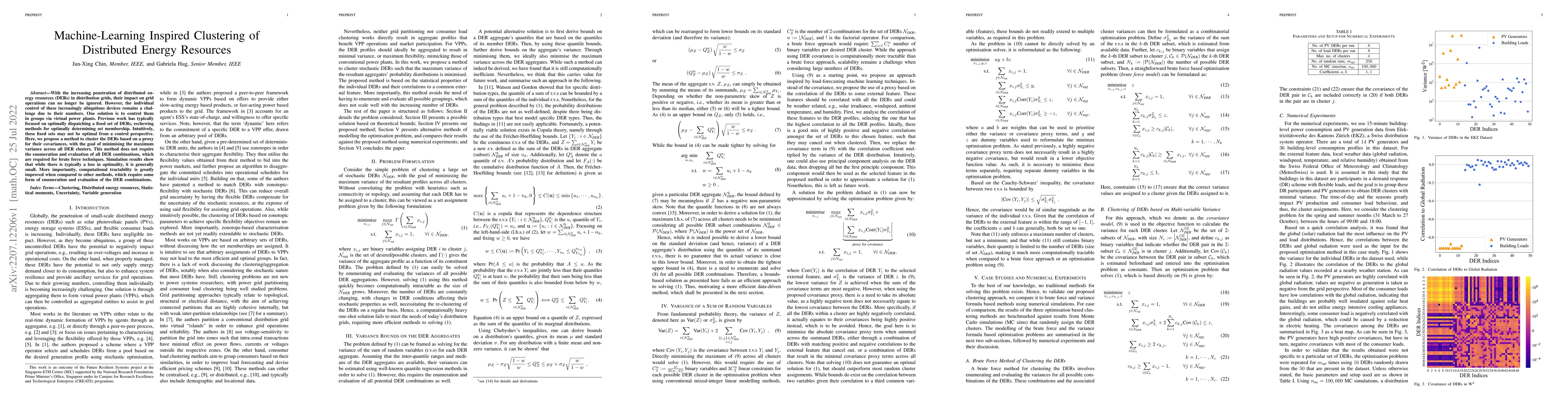 Thumbnail for Machine-Learning Inspired Clustering of Distributed Energy Resources