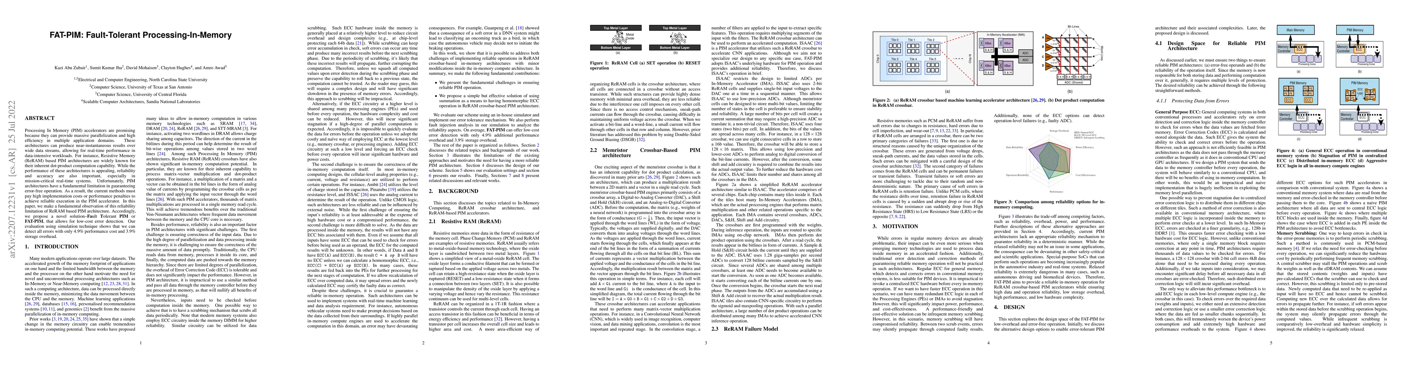 Thumbnail for FAT-PIM: Low-Cost Error Detection for Processing-In-Memory