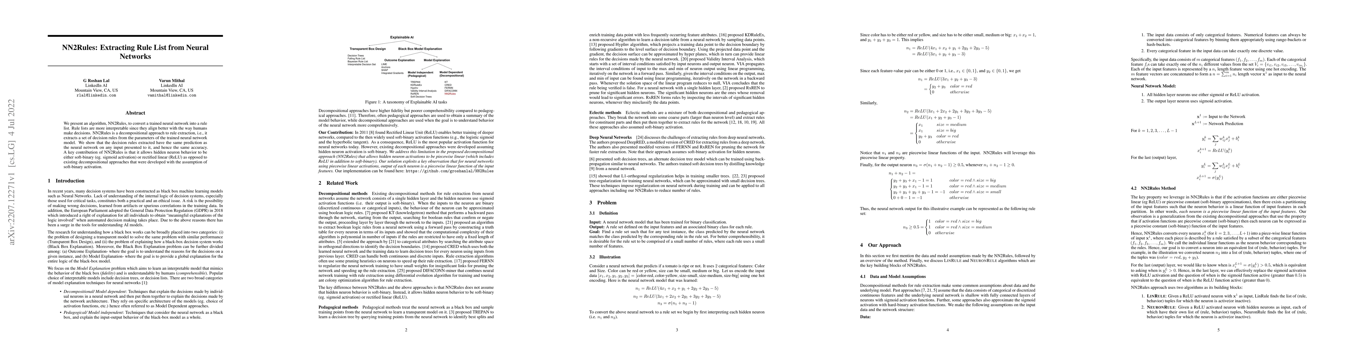 Thumbnail for NN2Rules: Extracting Rule List from Neural Networks
