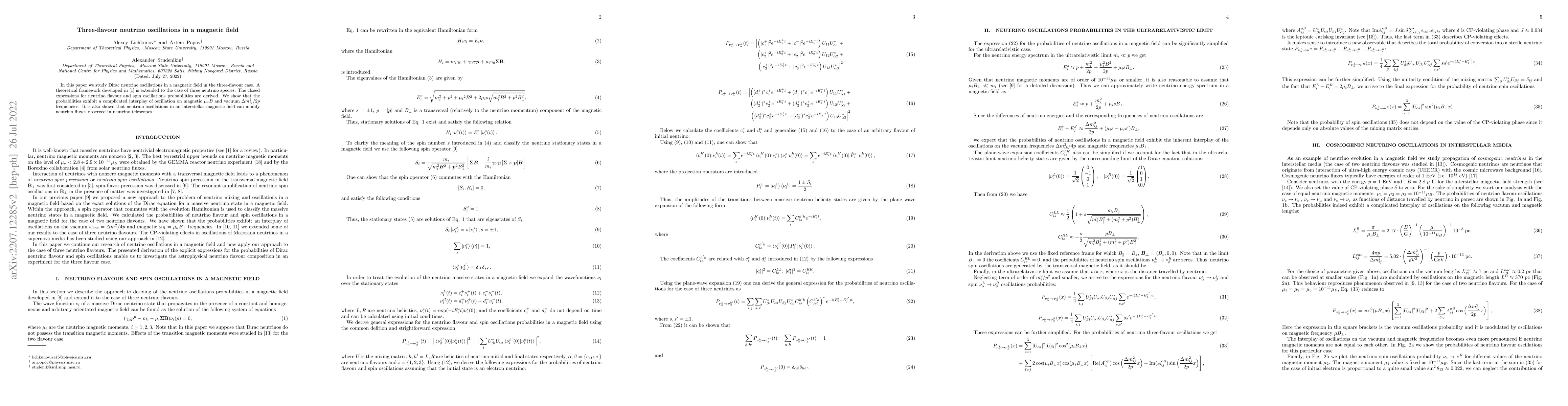 Thumbnail for Three-flavour neutrino oscillations in a magnetic field