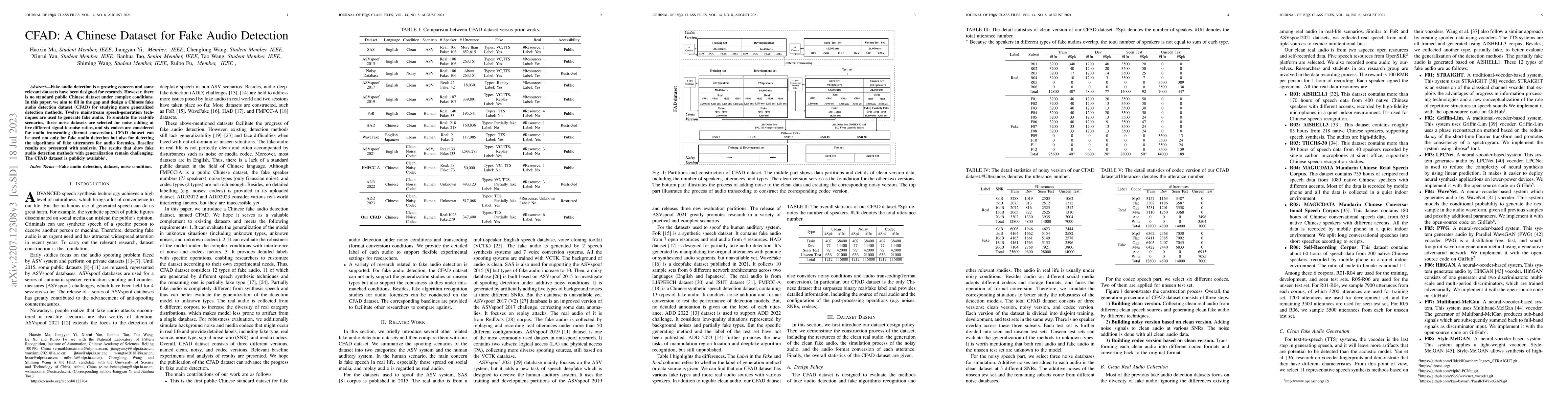 Thumbnail for CFAD: A Chinese Dataset for Fake Audio Detection