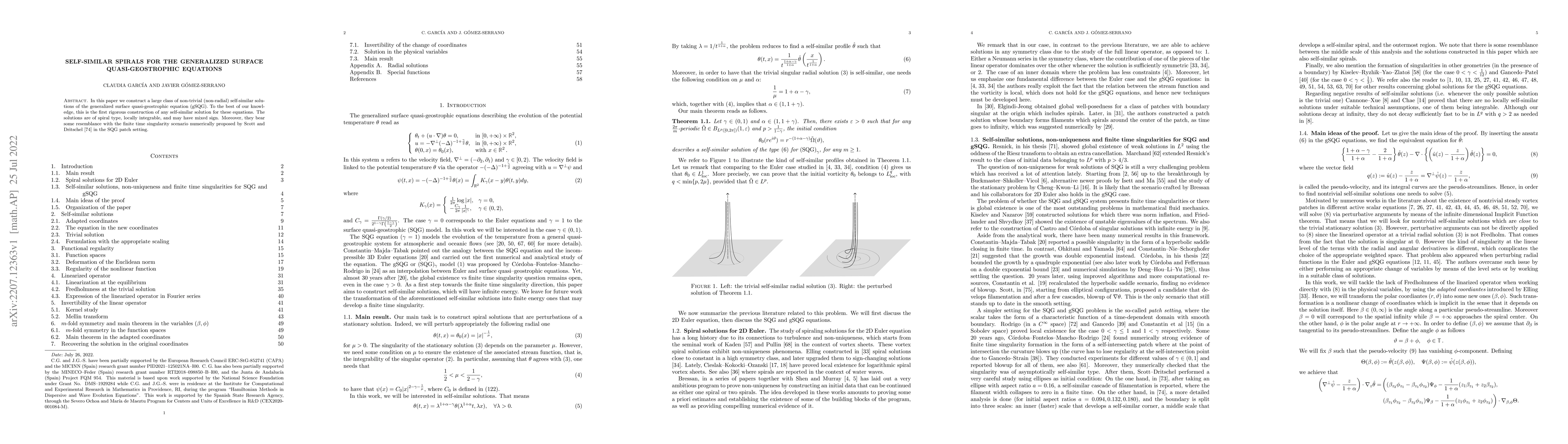 Thumbnail for Self-similar spirals for the generalized surface quasi-geostrophic
  equations
