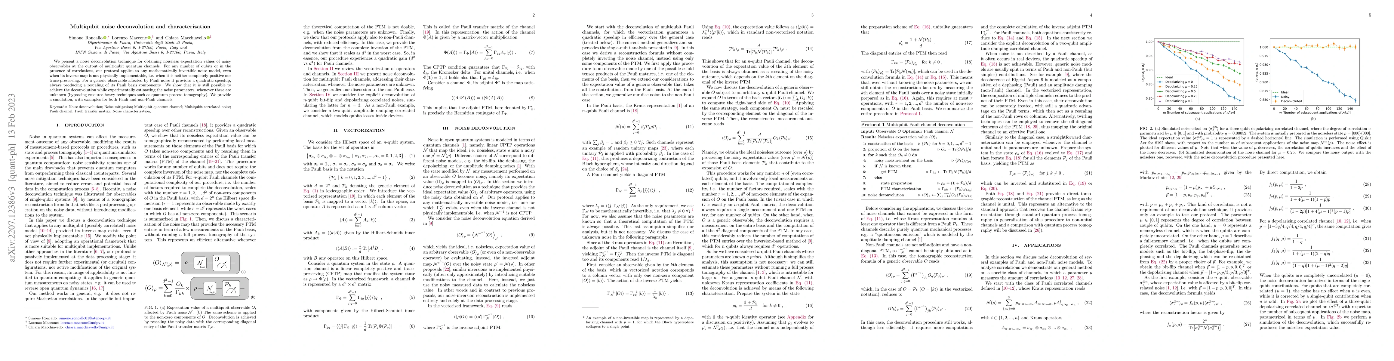 Thumbnail for Multiqubit noise deconvolution and characterization
