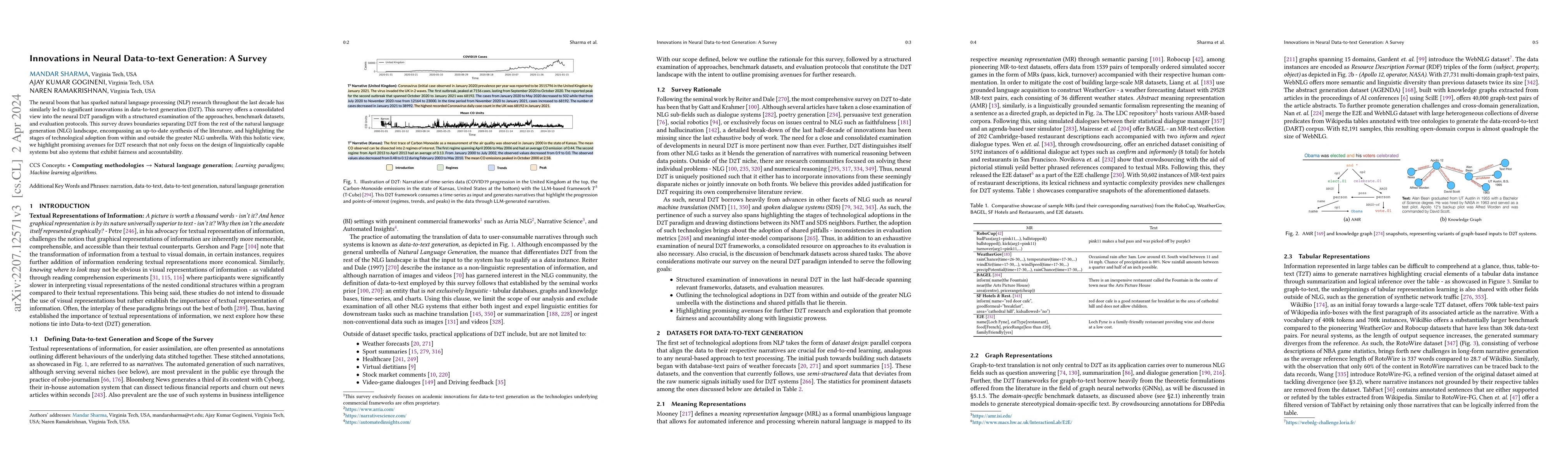 Thumbnail for Innovations in Neural Data-to-text Generation: A Survey
