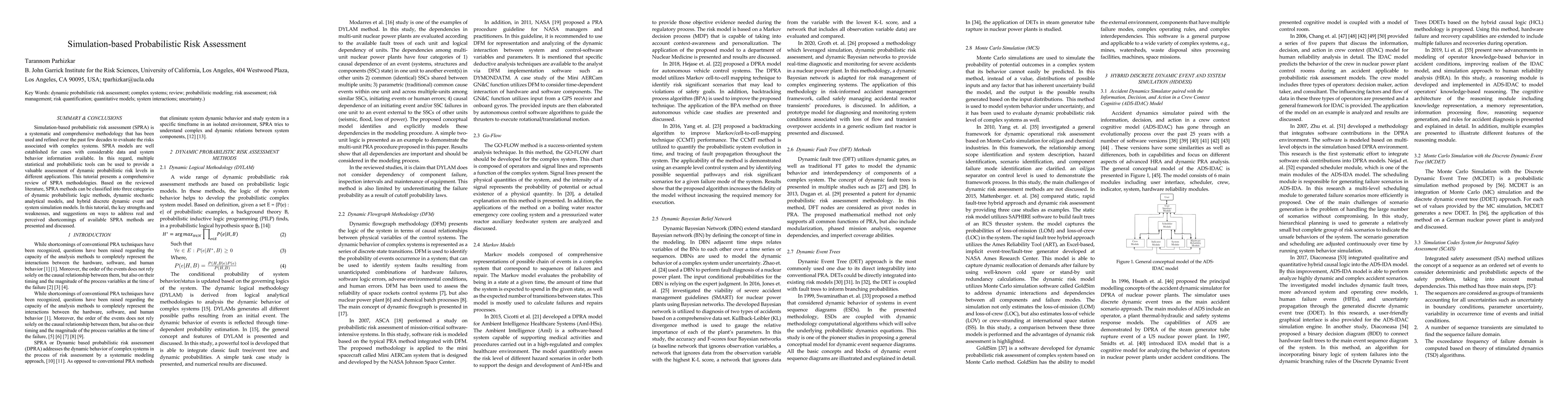 Thumbnail for Simulation-based Probabilistic Risk Assessment