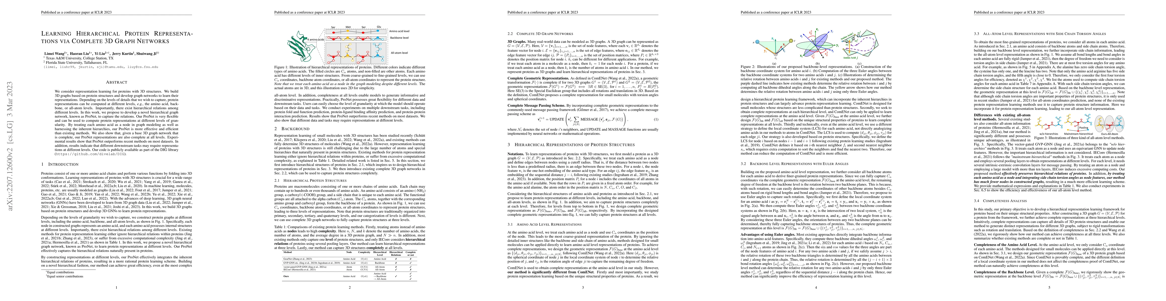 Thumbnail for Learning Hierarchical Protein Representations via Complete 3D Graph
  Networks