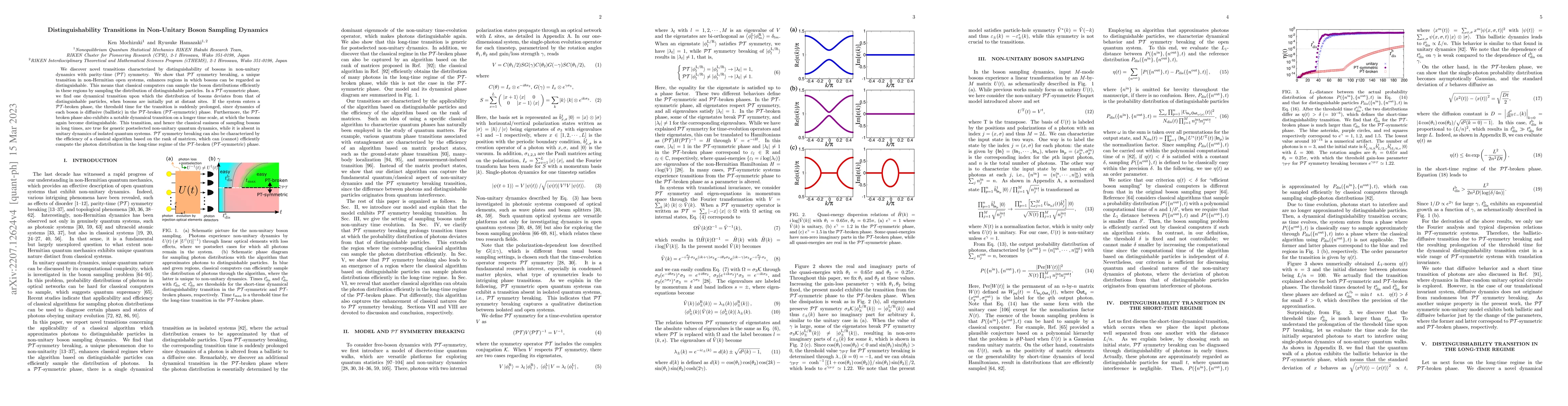 Thumbnail for Distinguishability Transitions in Non-Unitary Boson Sampling Dynamics