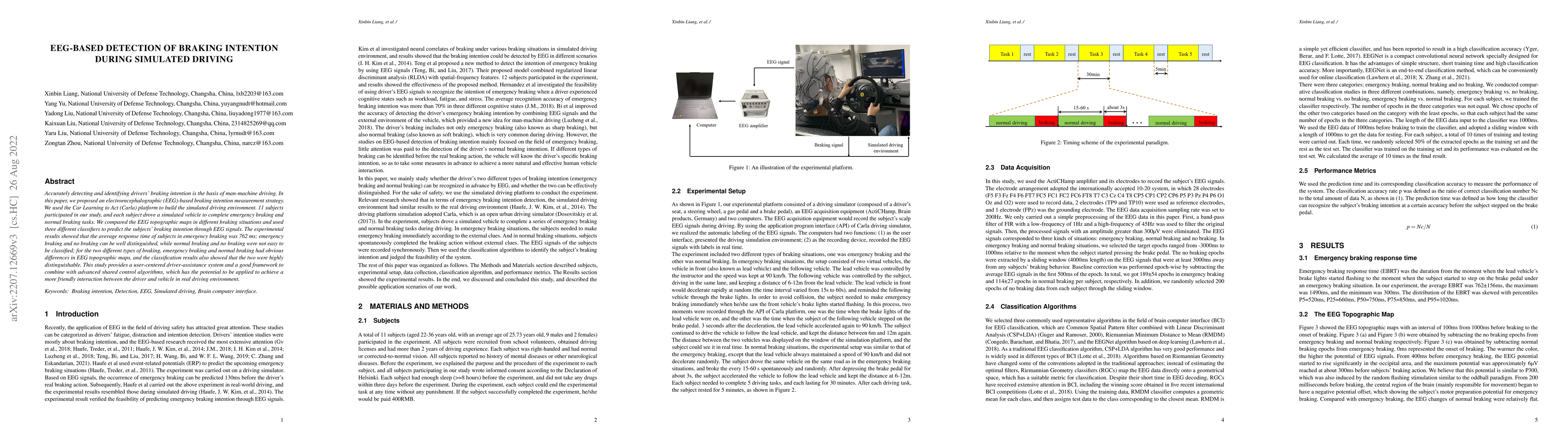 Thumbnail for EEG-Based Detection of Braking Intention During Simulated Driving