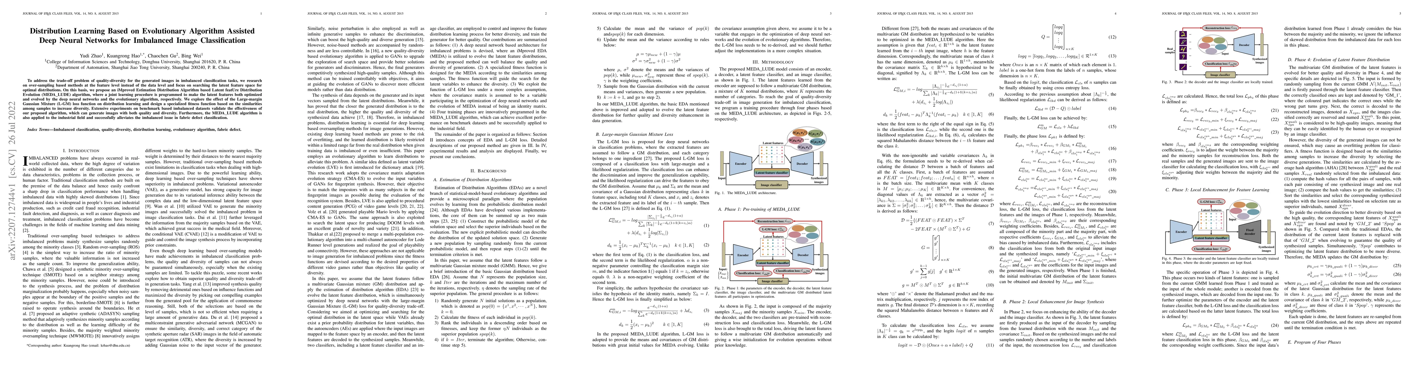 Thumbnail for Distribution Learning Based on Evolutionary Algorithm Assisted Deep
  Neural Networks for Imbalanced Image Classification
