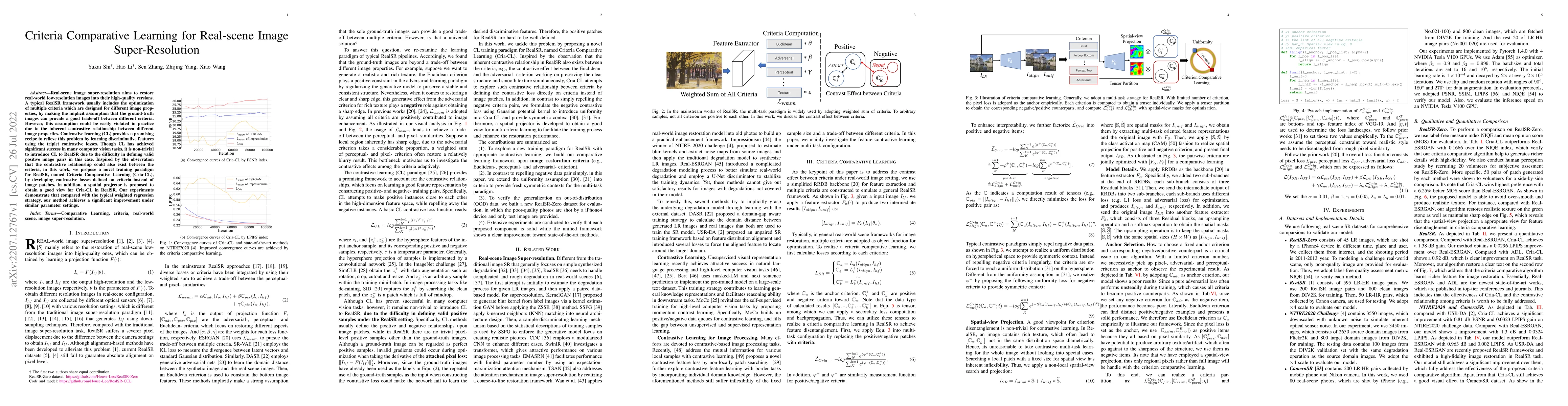 Thumbnail for Criteria Comparative Learning for Real-scene Image Super-Resolution