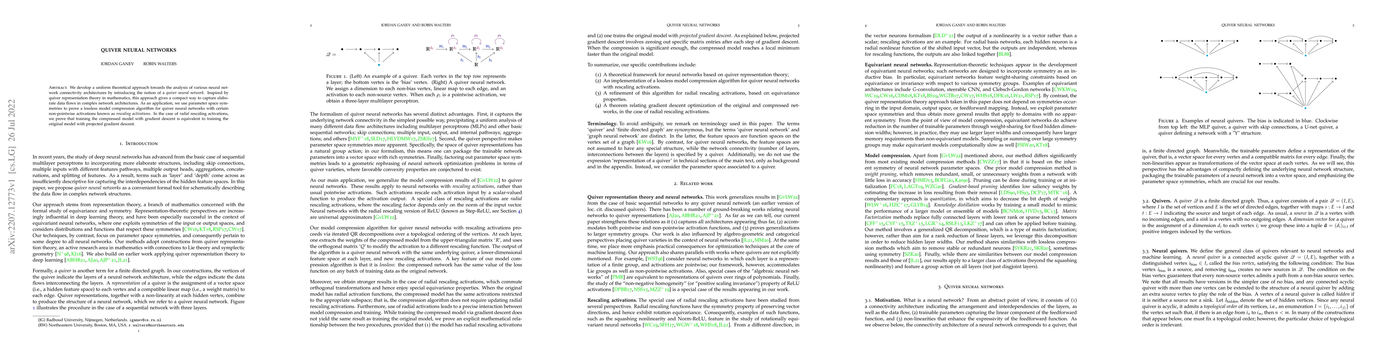 Thumbnail for Quiver neural networks