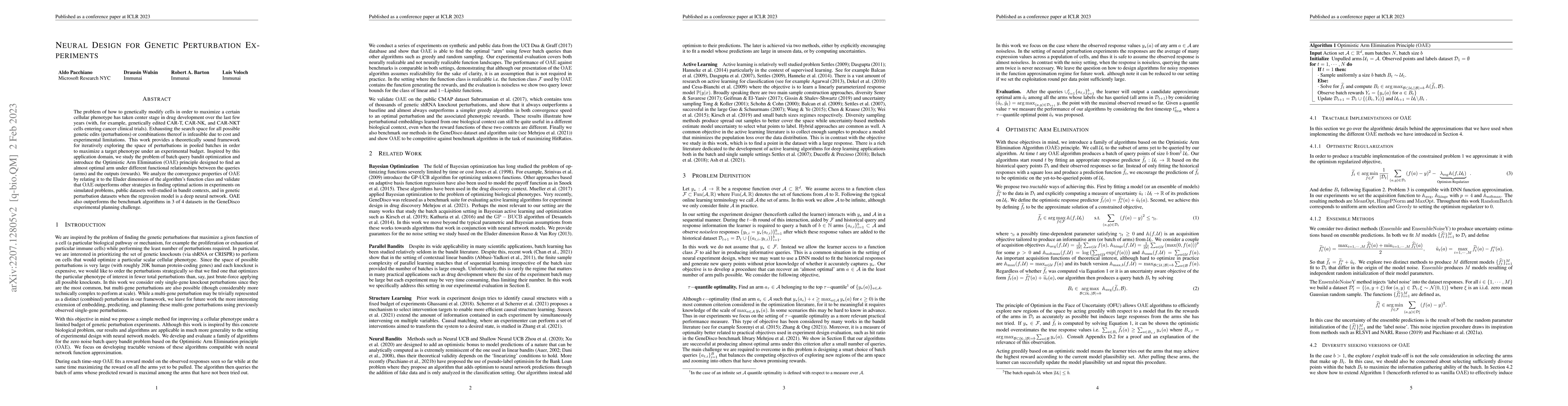 Thumbnail for Neural Design for Genetic Perturbation Experiments