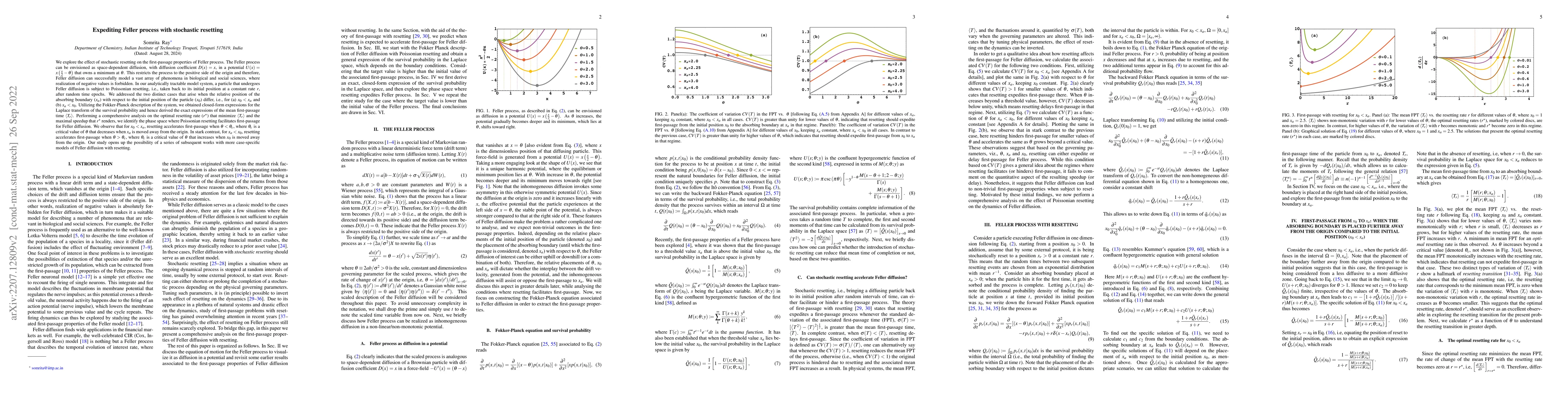Thumbnail for Expediting Feller process with stochastic resetting