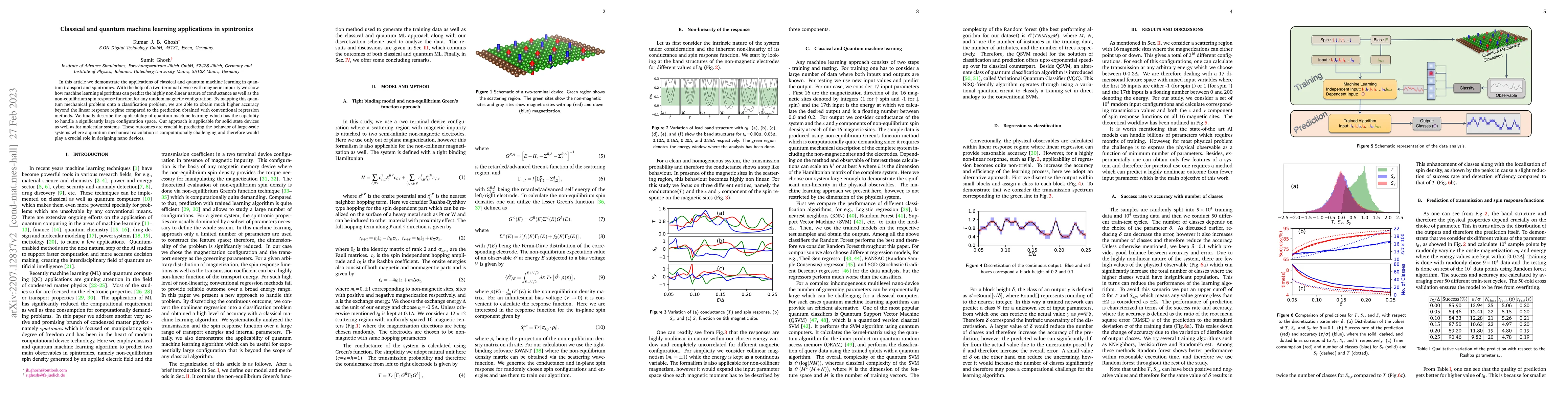 Thumbnail for Classical and quantum machine learning applications in spintronics