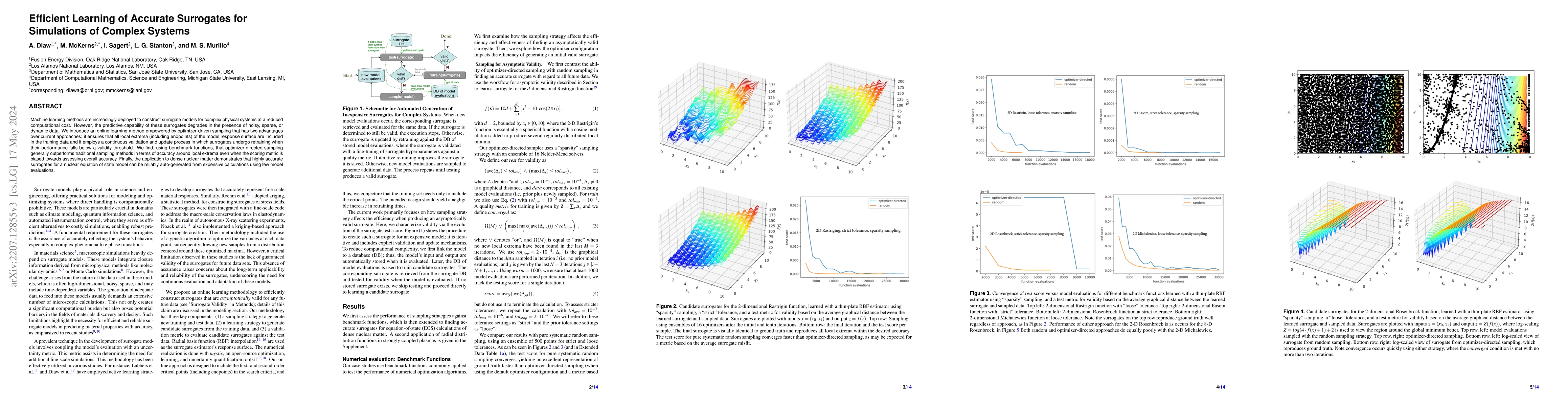 Thumbnail for Efficient Learning of Accurate Surrogates for Simulations of Complex
  Systems