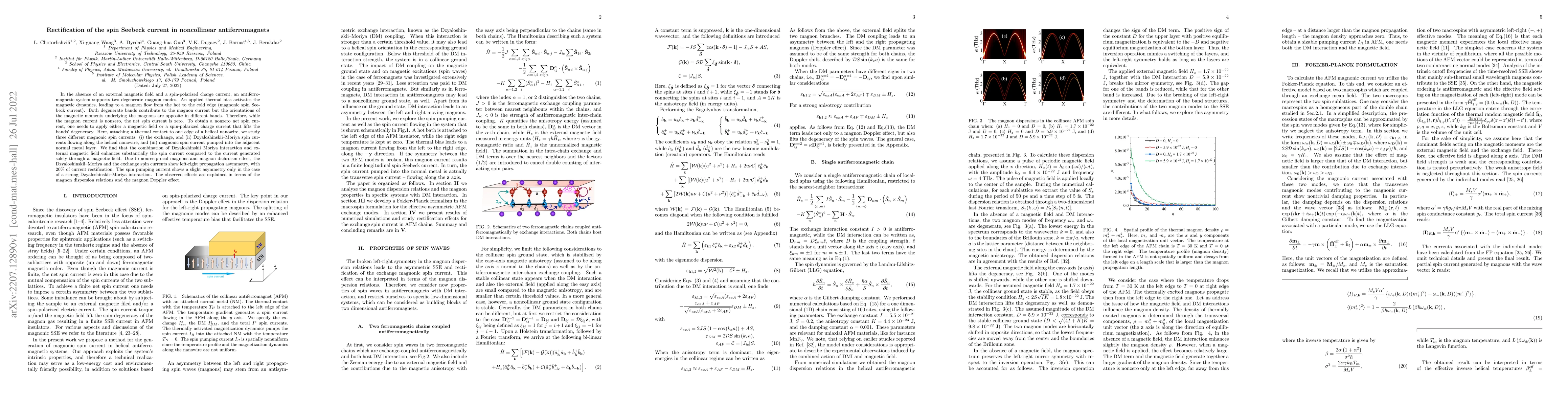 Thumbnail for Rectification of the spin Seebeck current in noncollinear
  antiferromagnets