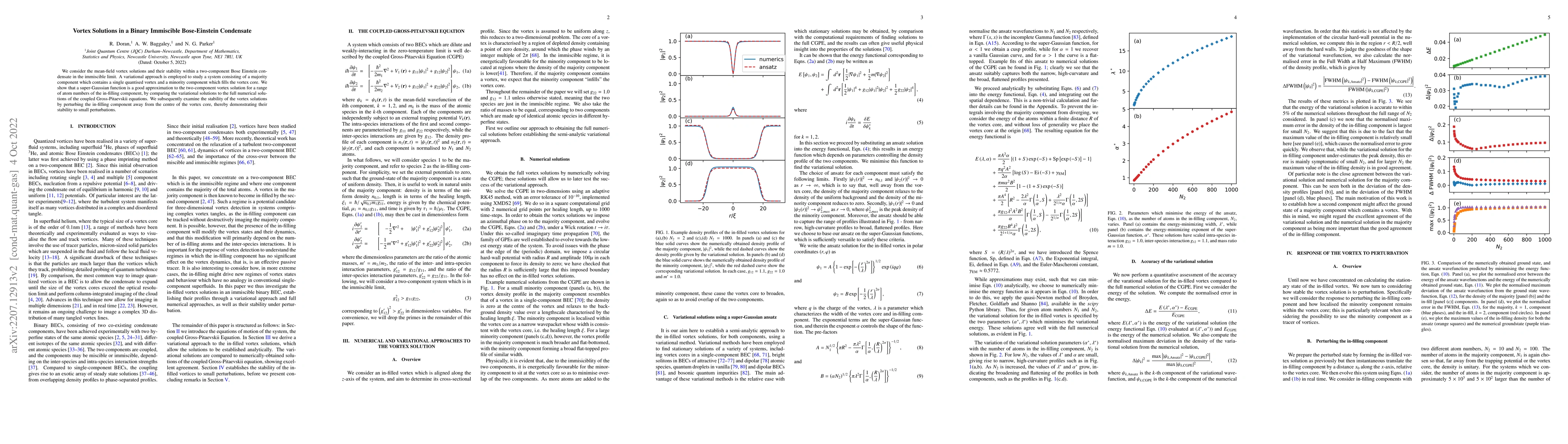Thumbnail for Vortex Solutions in a Binary Immiscible Bose-Einstein Condensate