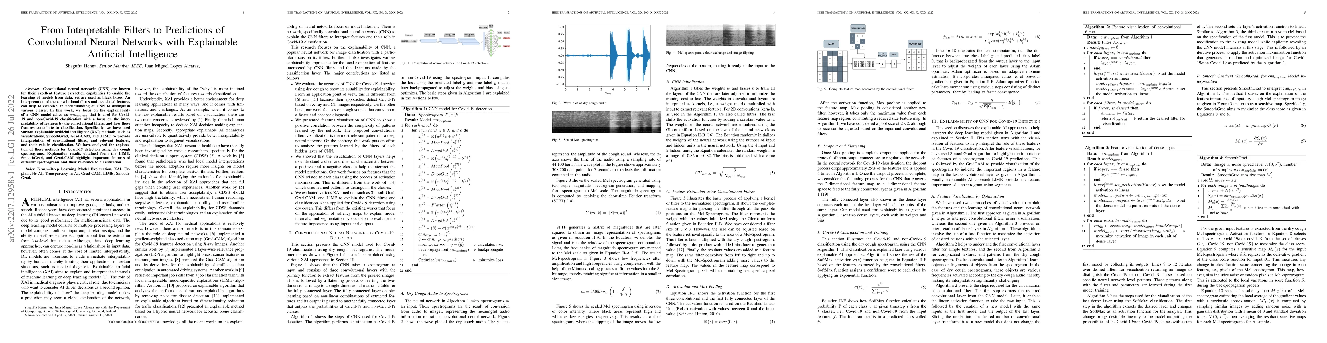 Thumbnail for From Interpretable Filters to Predictions of Convolutional Neural
  Networks with Explainable Artificial Intelligence