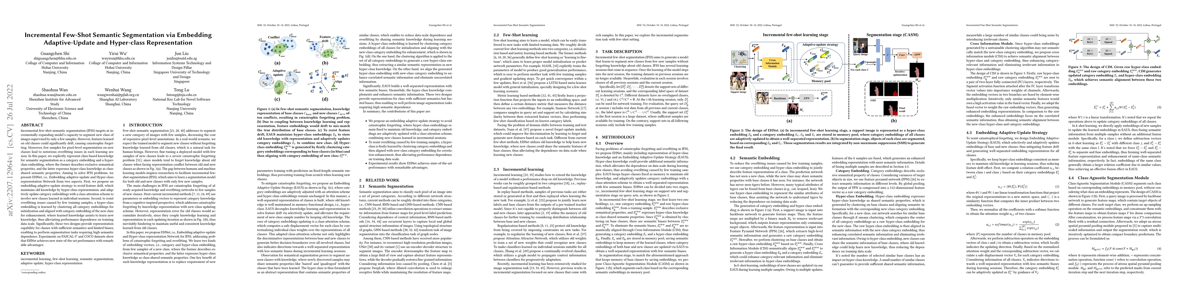 Thumbnail for Incremental Few-Shot Semantic Segmentation via Embedding Adaptive-Update
  and Hyper-class Representation