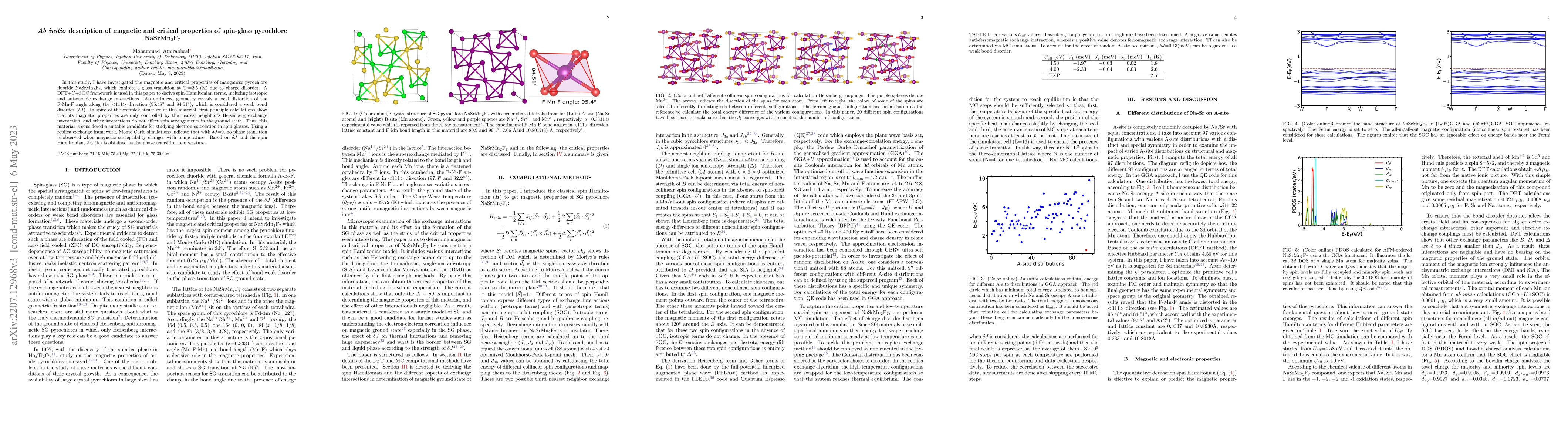 Thumbnail for $\textit{Ab initio}$ description of magnetic properties of spin-glass
  pyrochlore NaSrMn$_{2}$F$_{7}$